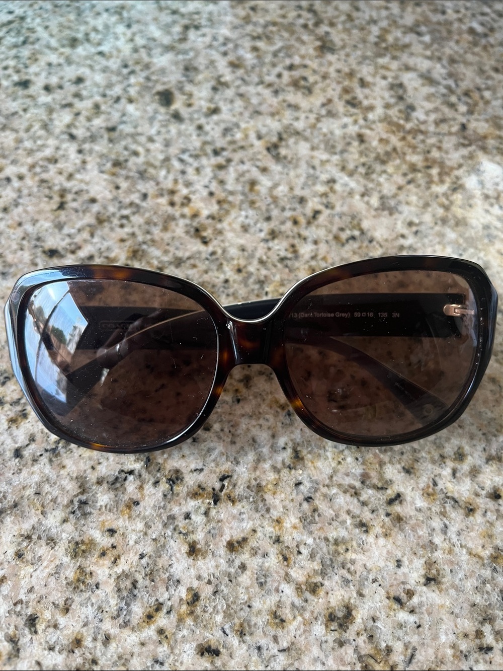 Coach Tortoiseshell Sunglasses with Brown Lenses